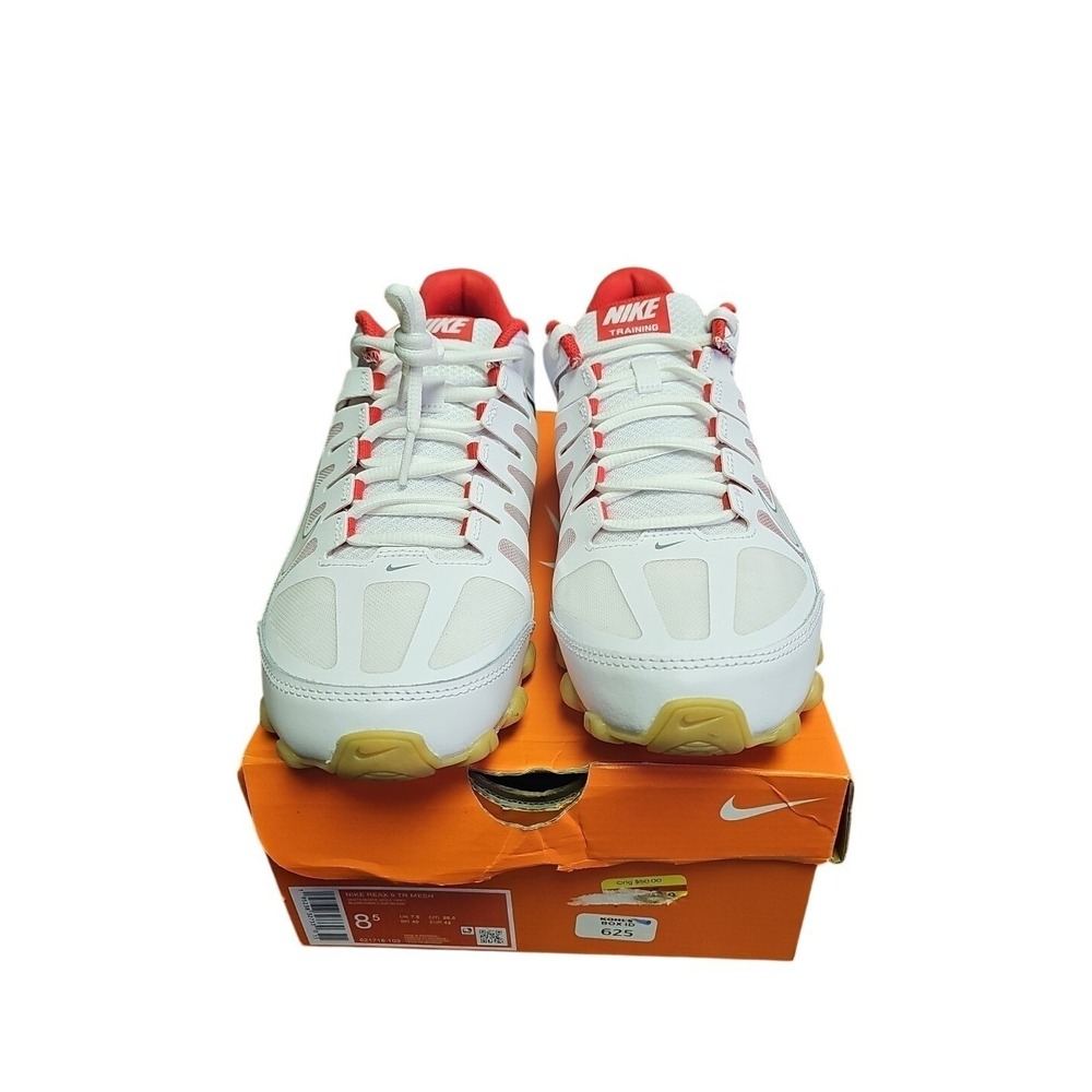 Nike Reax 8TR Mesh -Men's Sneakers White 621716-103 Sport Leisure Shoes Size 8.5